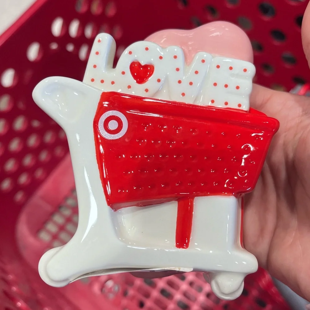 TARGET SPRITZ HEART CART FIGURINE 1CT💕